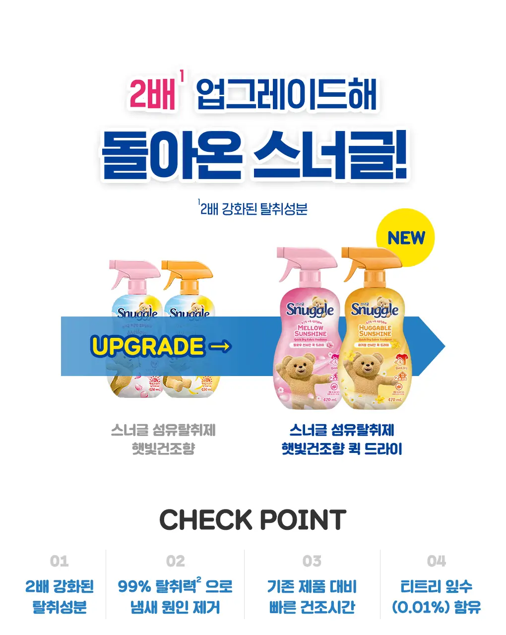[갓성비템] 스너글 섬유탈취제 470ml 6종 택 1 상세페이지 25